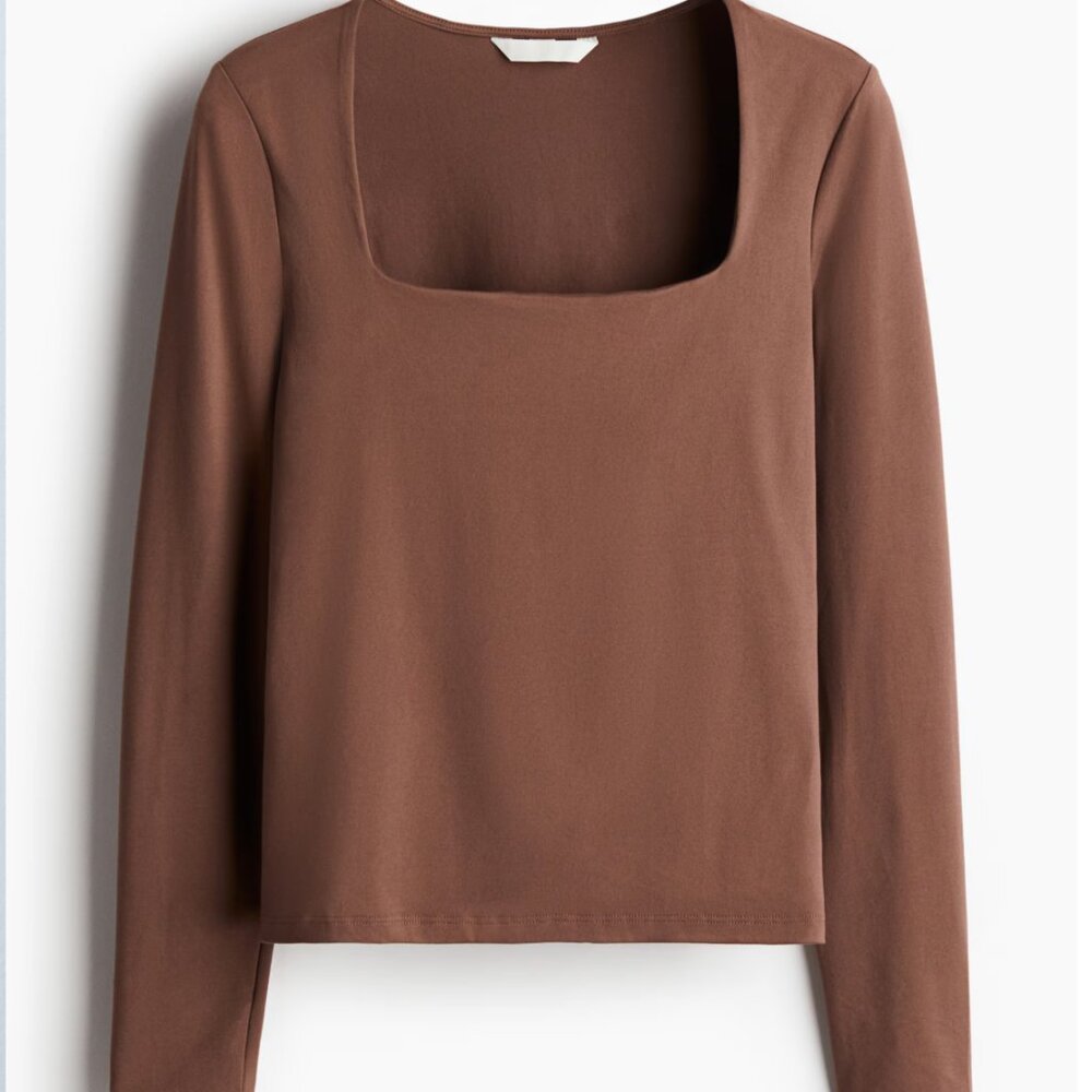 H&M Long-sleeved Jersey Top